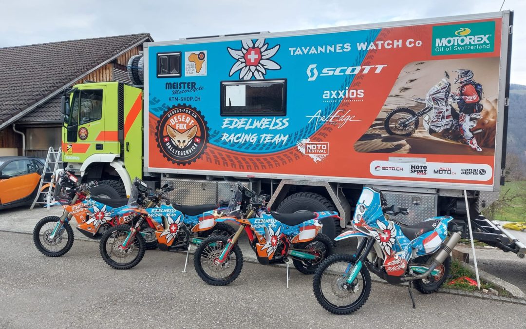 Le Team se prépare pour le Morocco Desert Challenge 2023